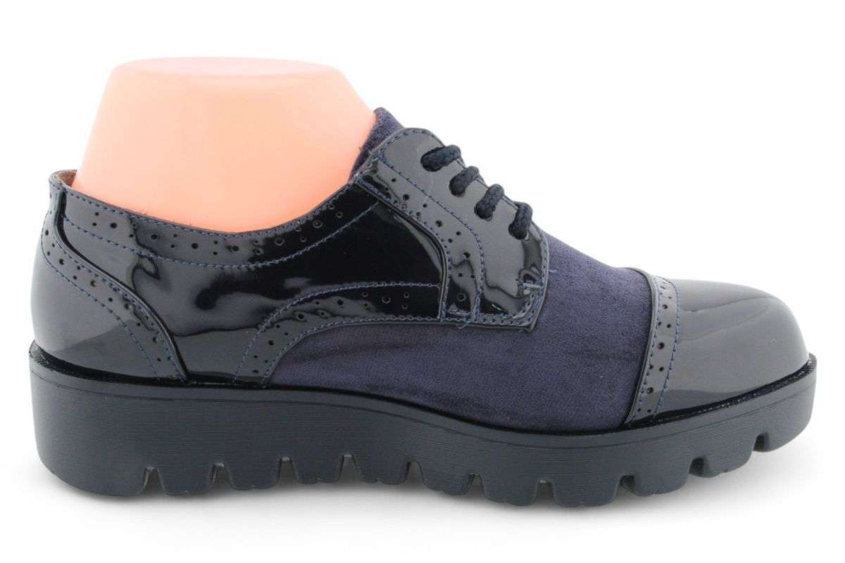 TTP Women Round Toe Platform Cap Toe Brogue Derby HT2422-1