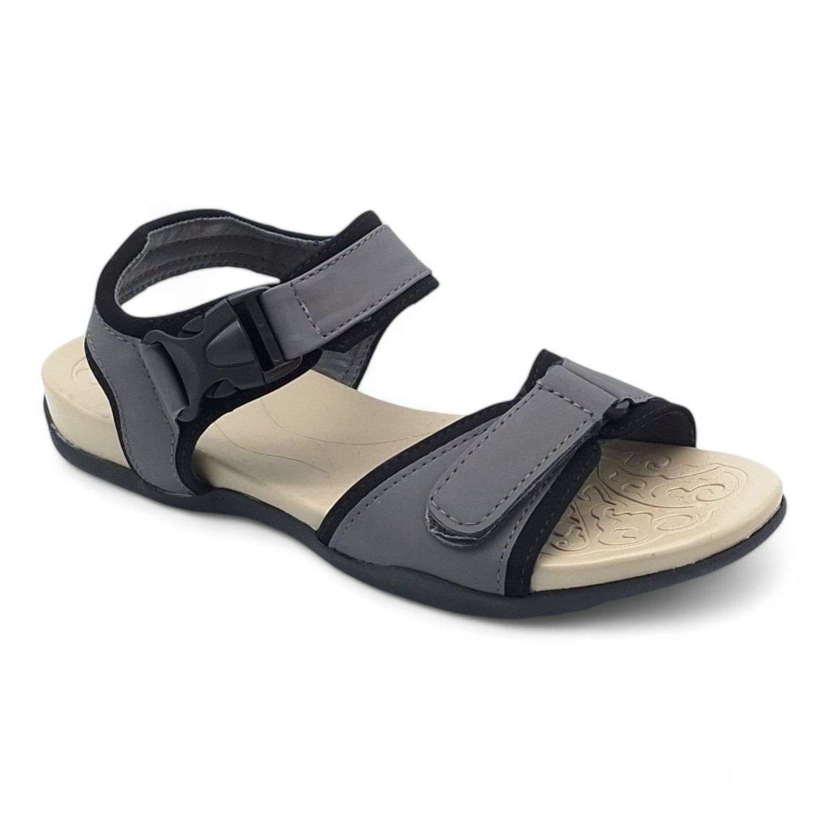 ALXIR Women Solid Sporty Sandals with Buckle PSL4343