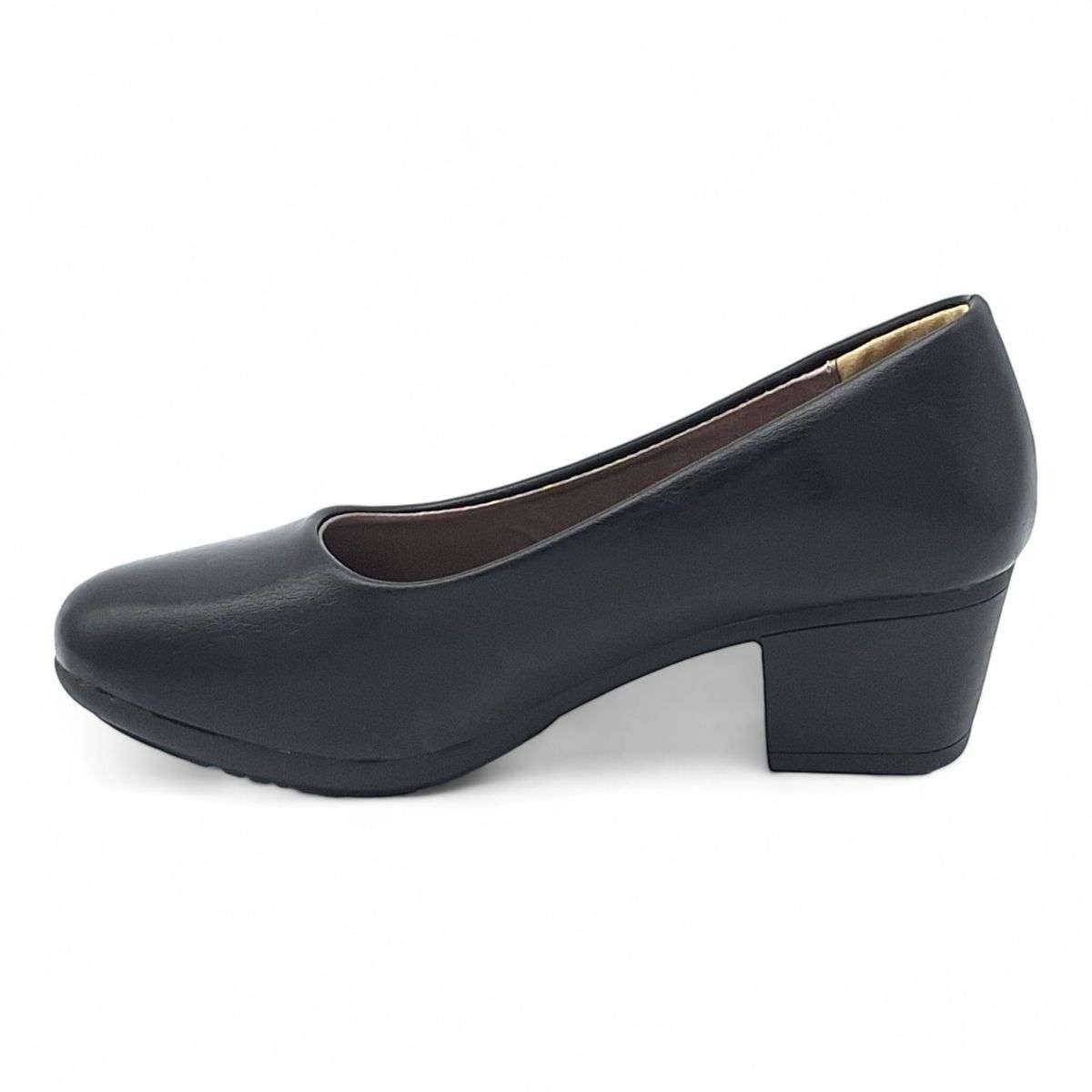 TTP Women Elegant Sleek Block Heel Courts HT3801