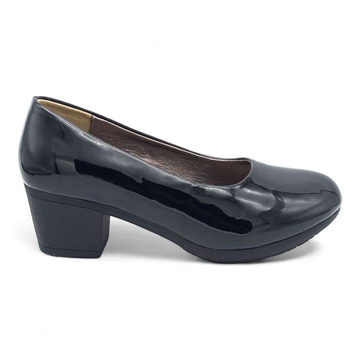 TTP Women Elegant Sleek Block Heel Courts HT3801