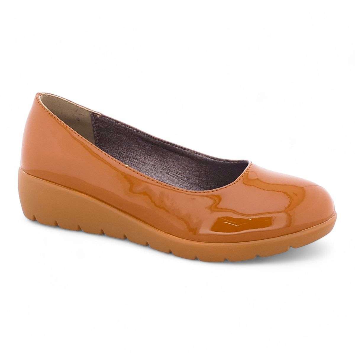 TTP Women Wedge Patent Slip on XB3701