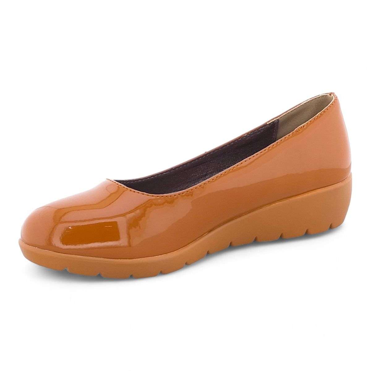 TTP Women Wedge Patent Slip on XB3701