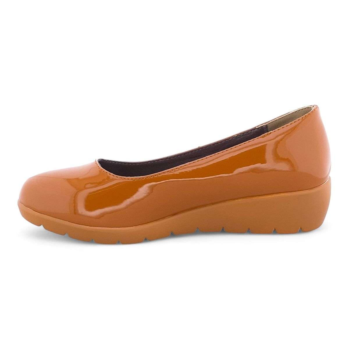 TTP Women Wedge Patent Slip on XB3701
