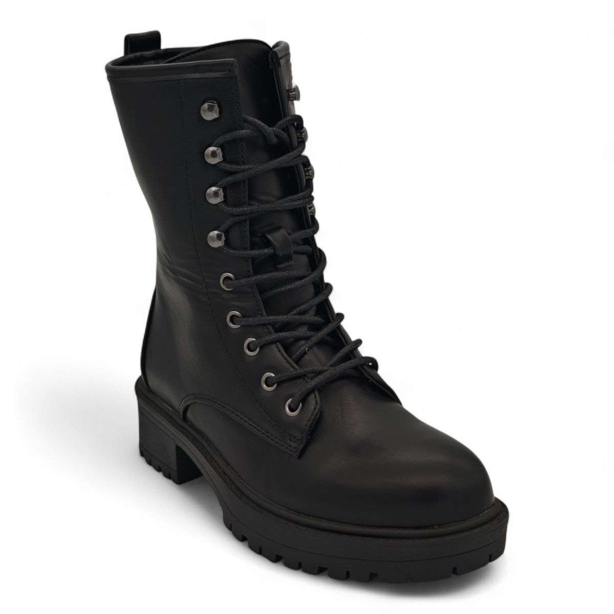 TTP Women's Platform Ankle Boots with Lace and Side Zipper HTA09