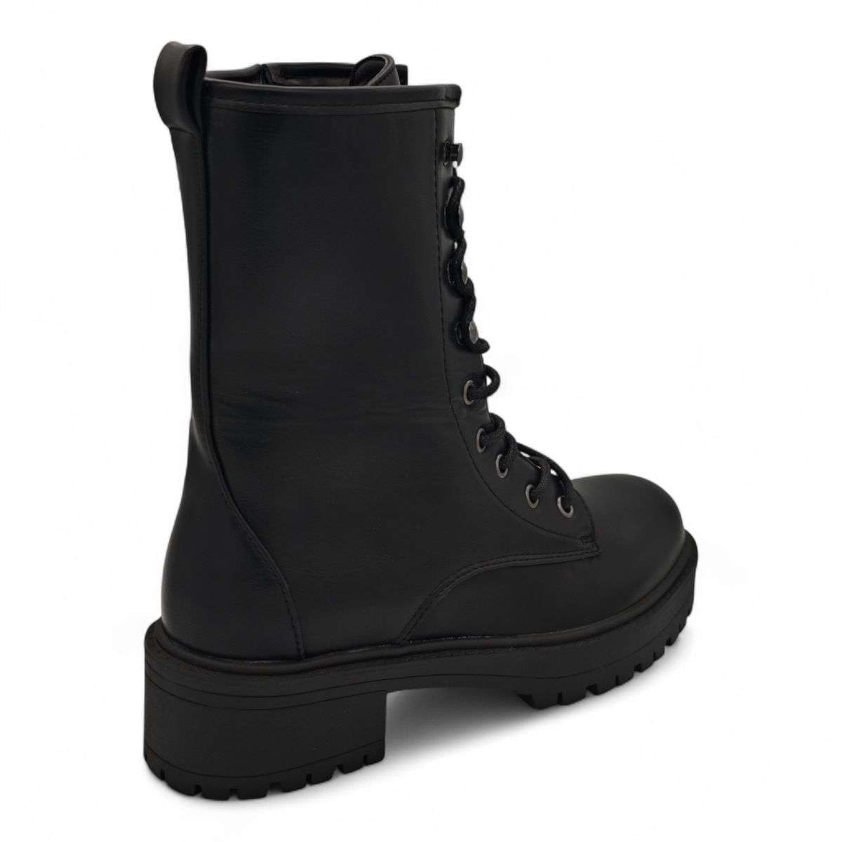 TTP Women's Platform Ankle Boots with Lace and Side Zipper HTA09