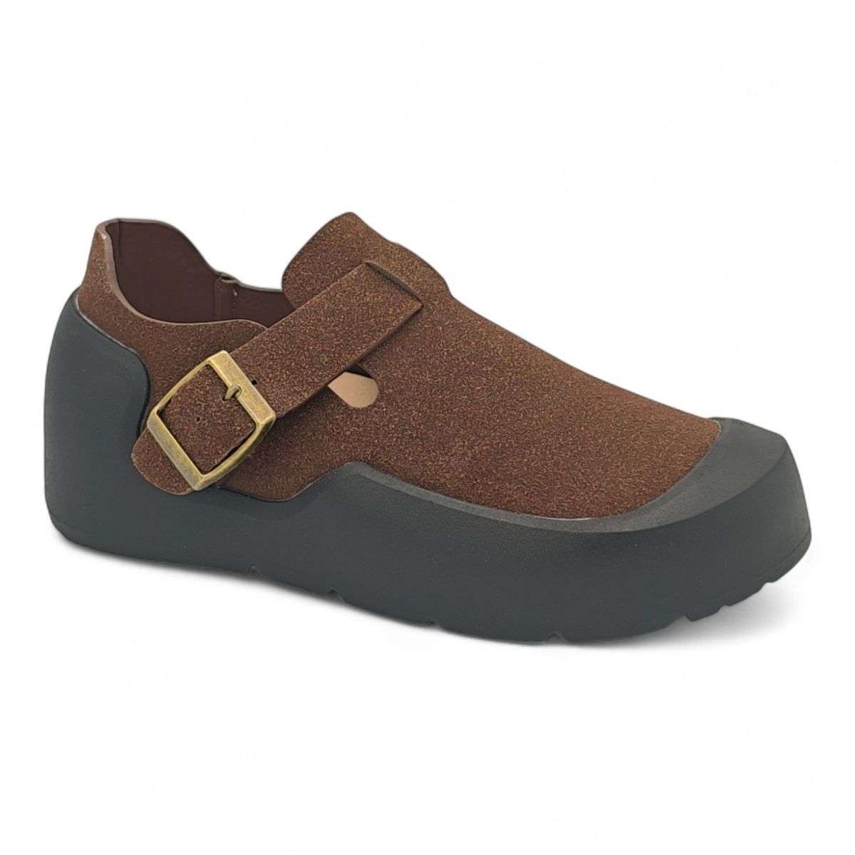 TTP Platform Mary Jane Chunky Lug Sole BKHT01