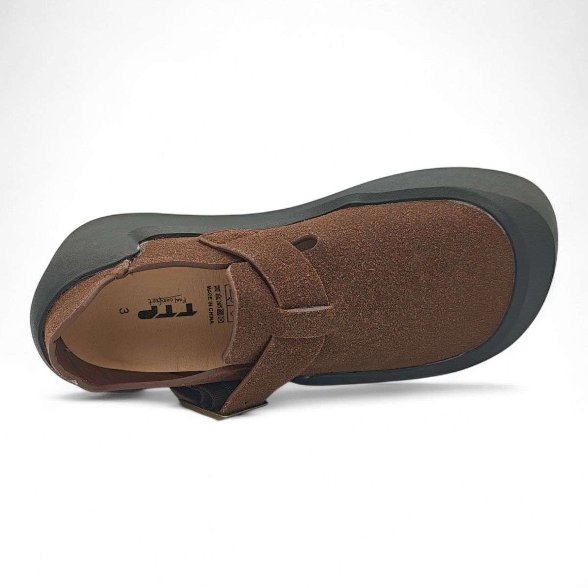 TTP Platform Mary Jane Chunky Lug Sole BKHT01