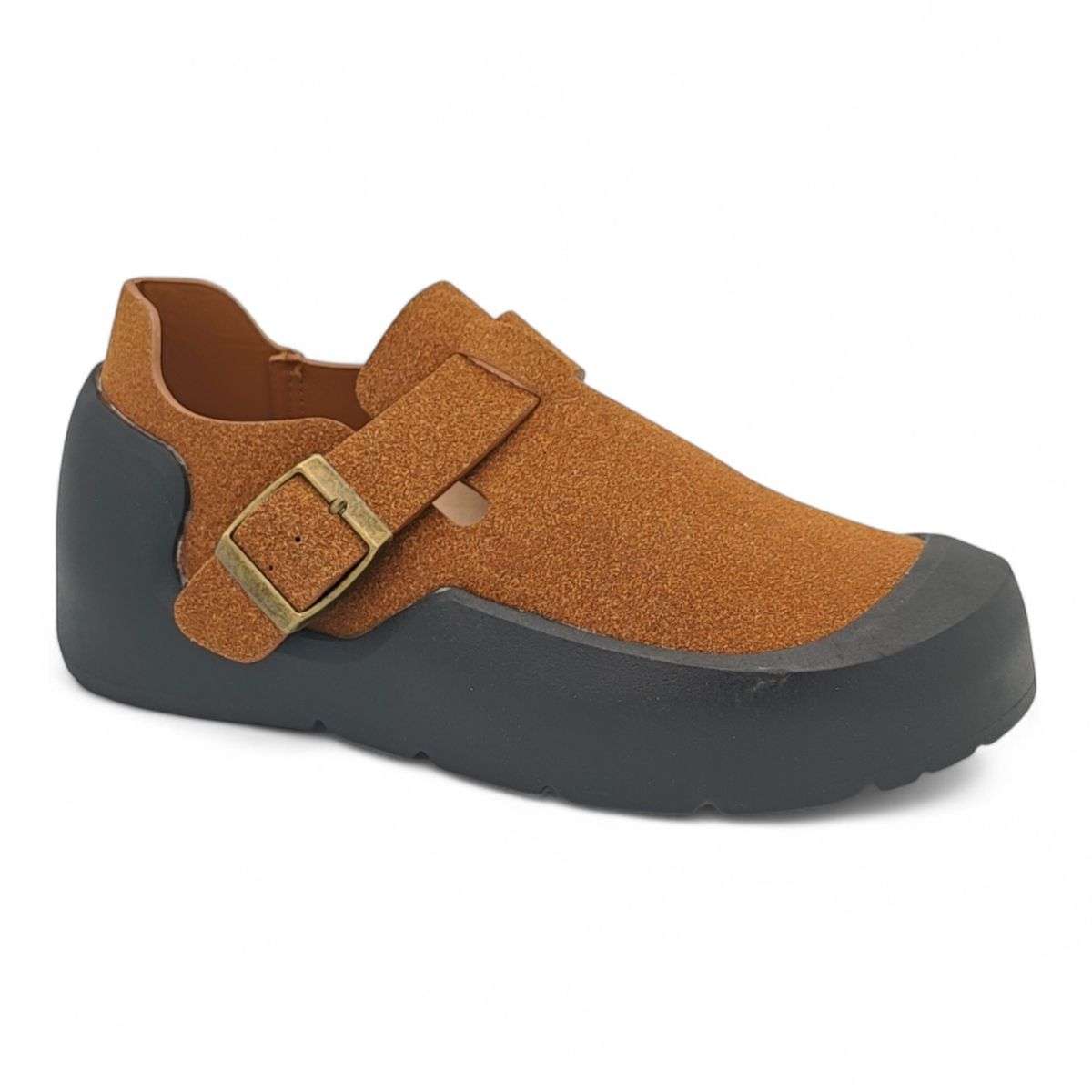 TTP Platform Mary Jane Chunky Lug Sole BKHT01