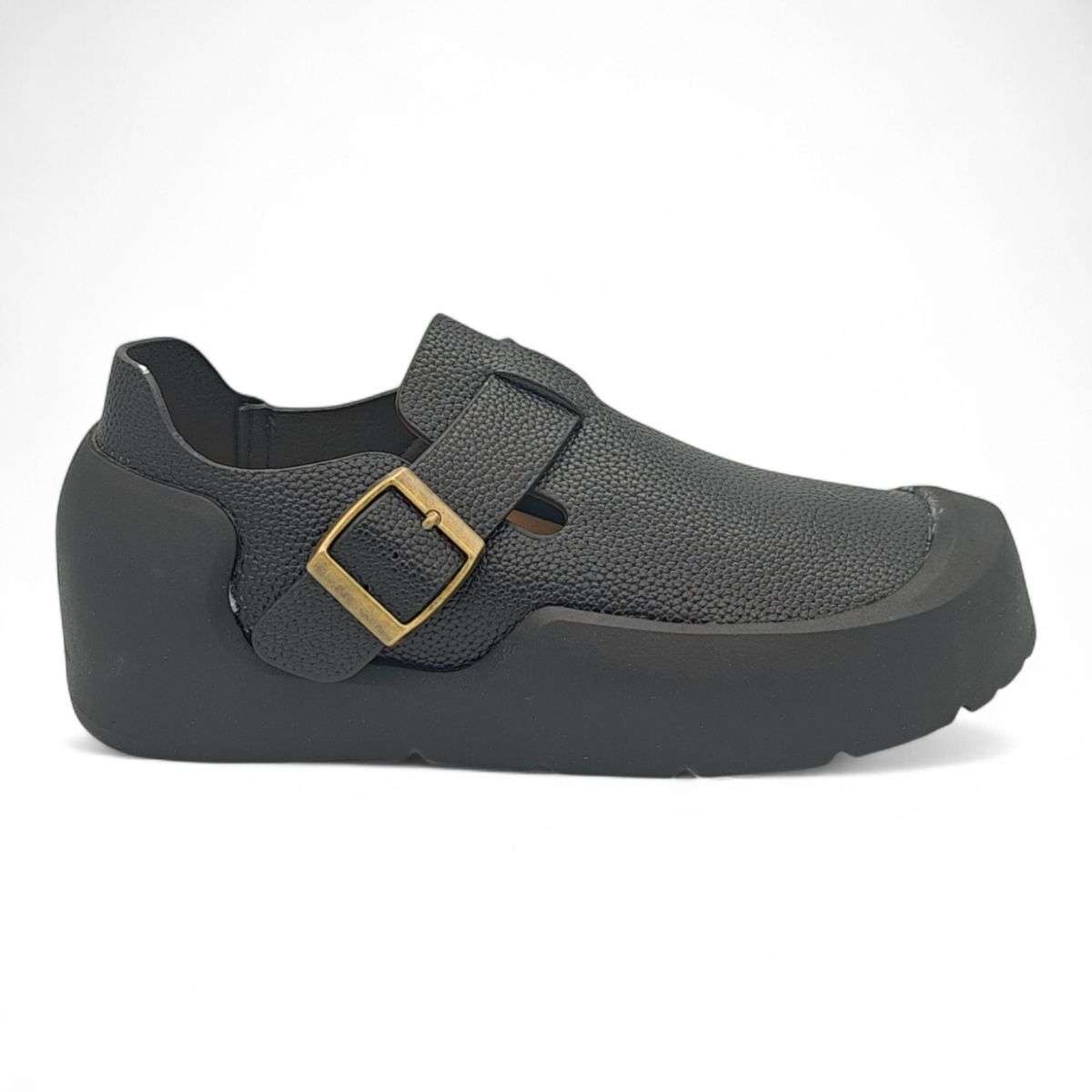 TTP Platform Terra Textured Mary Jane BKHT02
