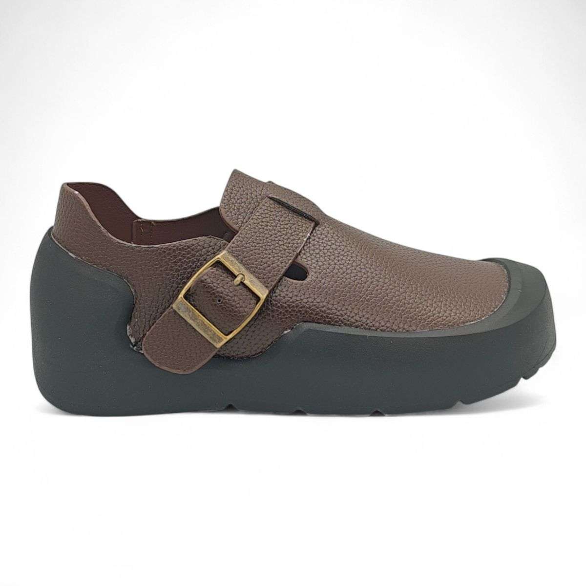 TTP Platform Terra Textured Mary Jane BKHT02
