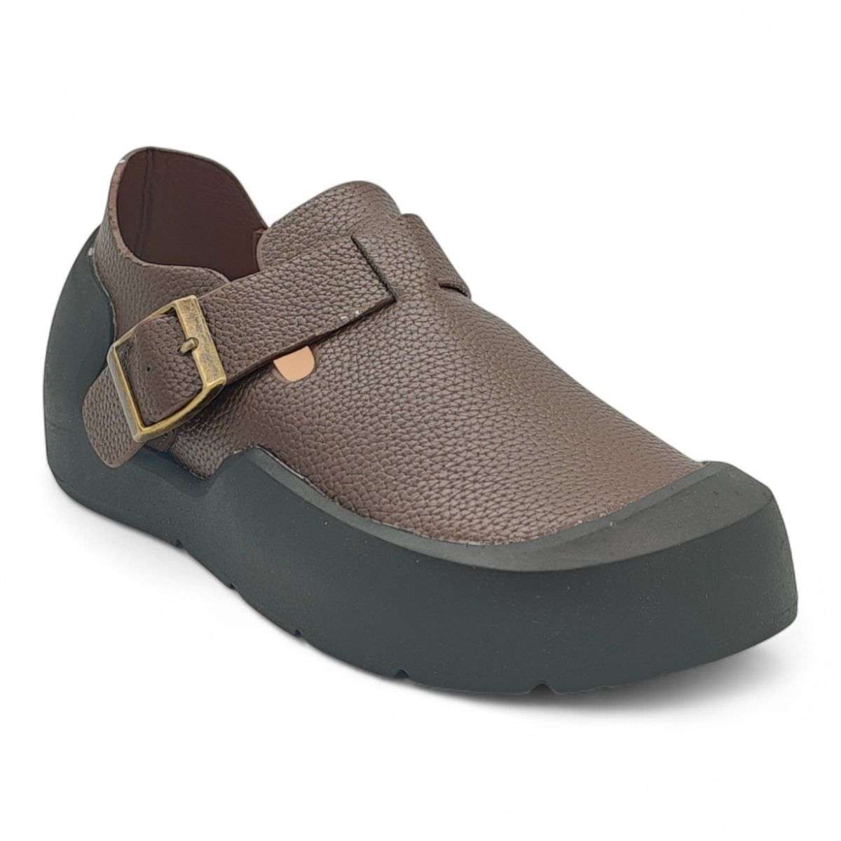 TTP Platform Terra Textured Mary Jane BKHT02