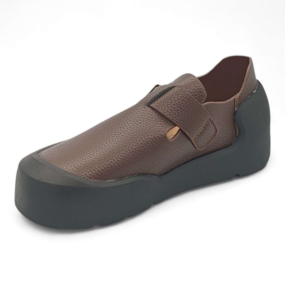 TTP Platform Terra Textured Mary Jane BKHT02