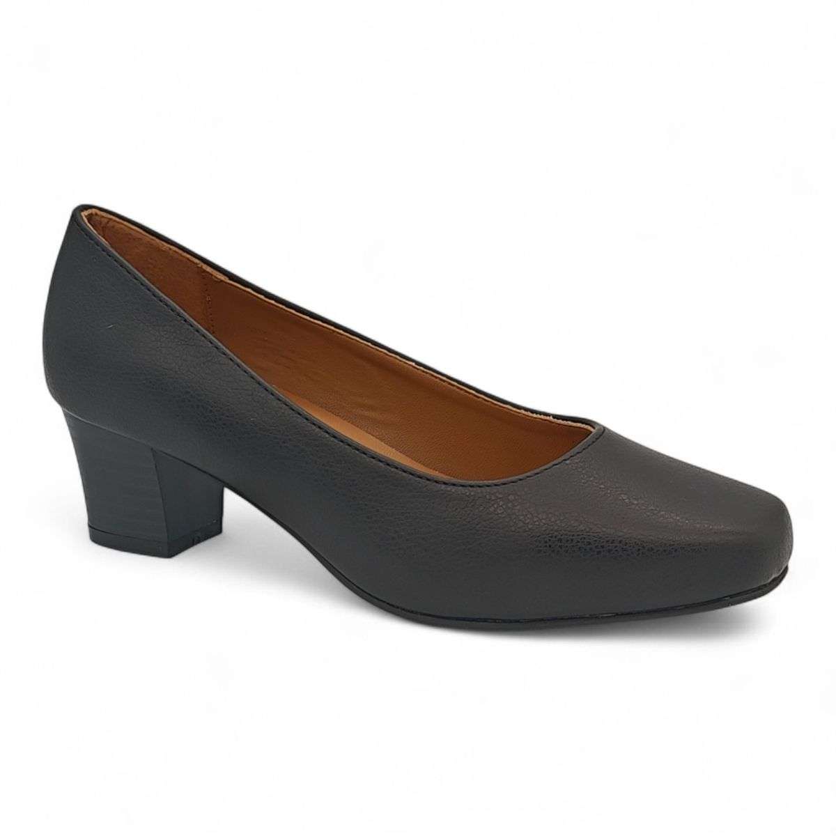 ALXIR Women's Slip-On Block Heel Pumps PSL3193C