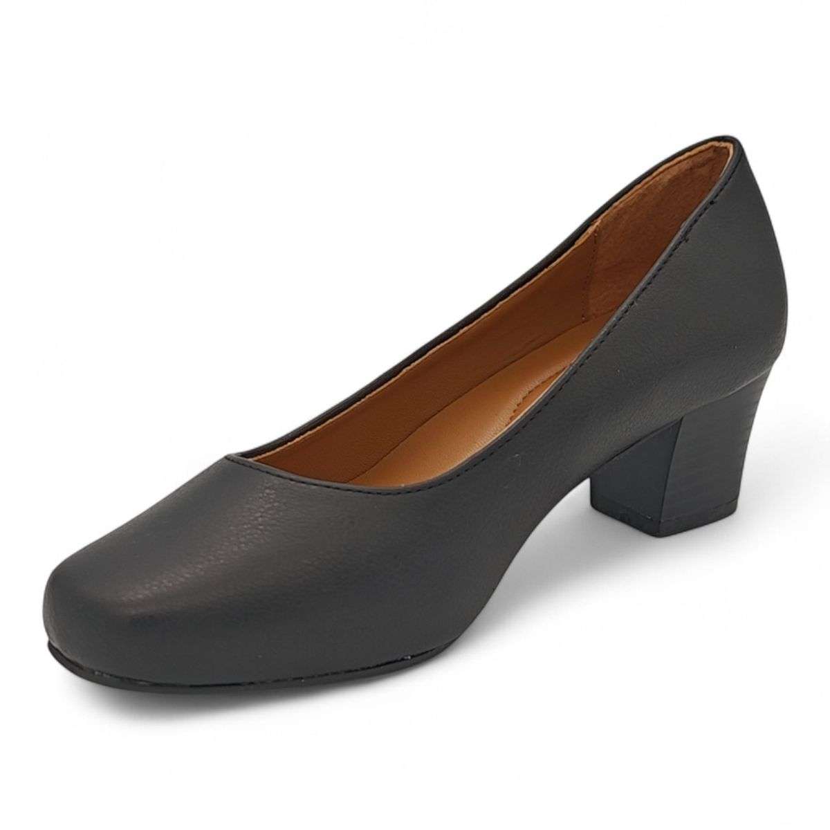 ALXIR Women's Slip-On Block Heel Pumps PSL3193C