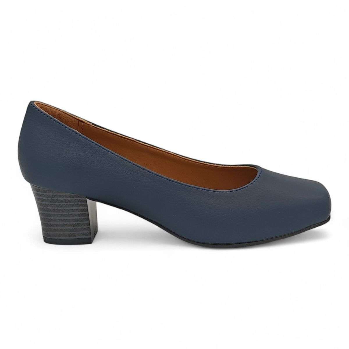 ALXIR Women's Slip-On Block Heel Pumps PSL3193C