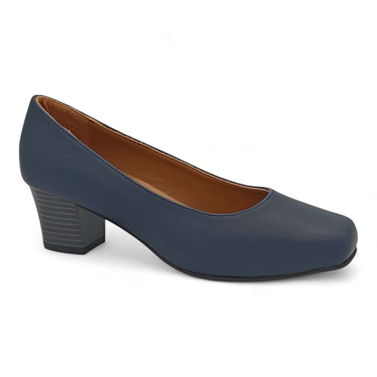 ALXIR Women's Slip-On Block Heel Pumps PSL3193C
