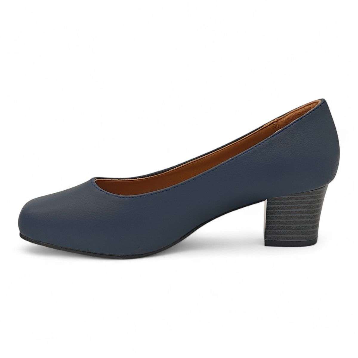 ALXIR Women's Slip-On Block Heel Pumps PSL3193C