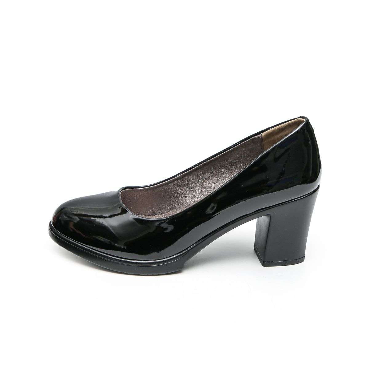TTP Comfortable Classic Block Heel Courts K3501