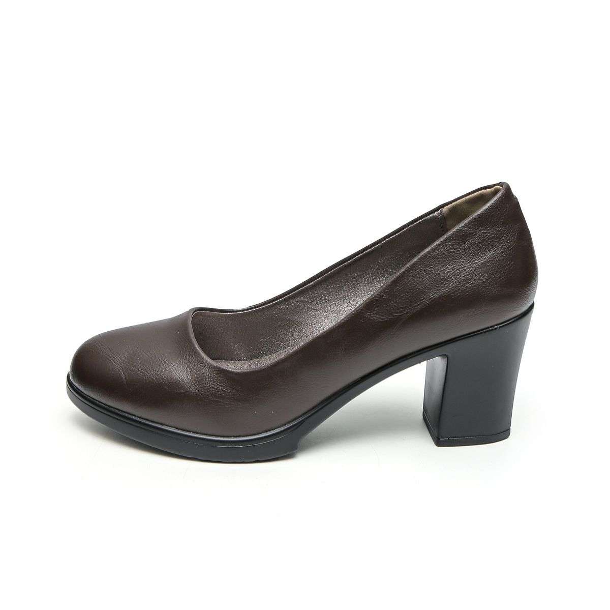 TTP Comfortable Classic Block Heel Courts K3501