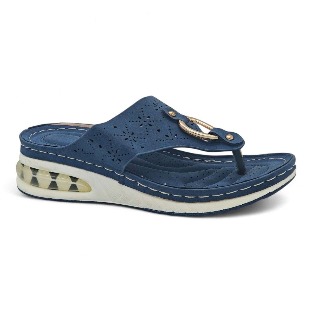 Women's Wedge Sandal - Floral Cut-Out Design CY2025