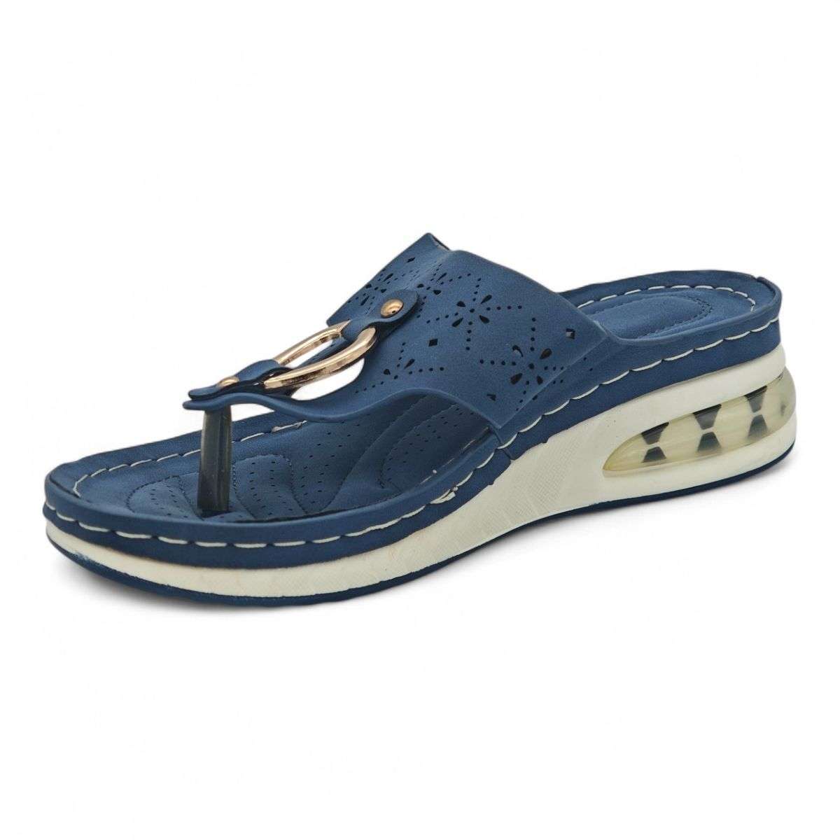 Women's Wedge Sandal - Floral Cut-Out Design CY2025