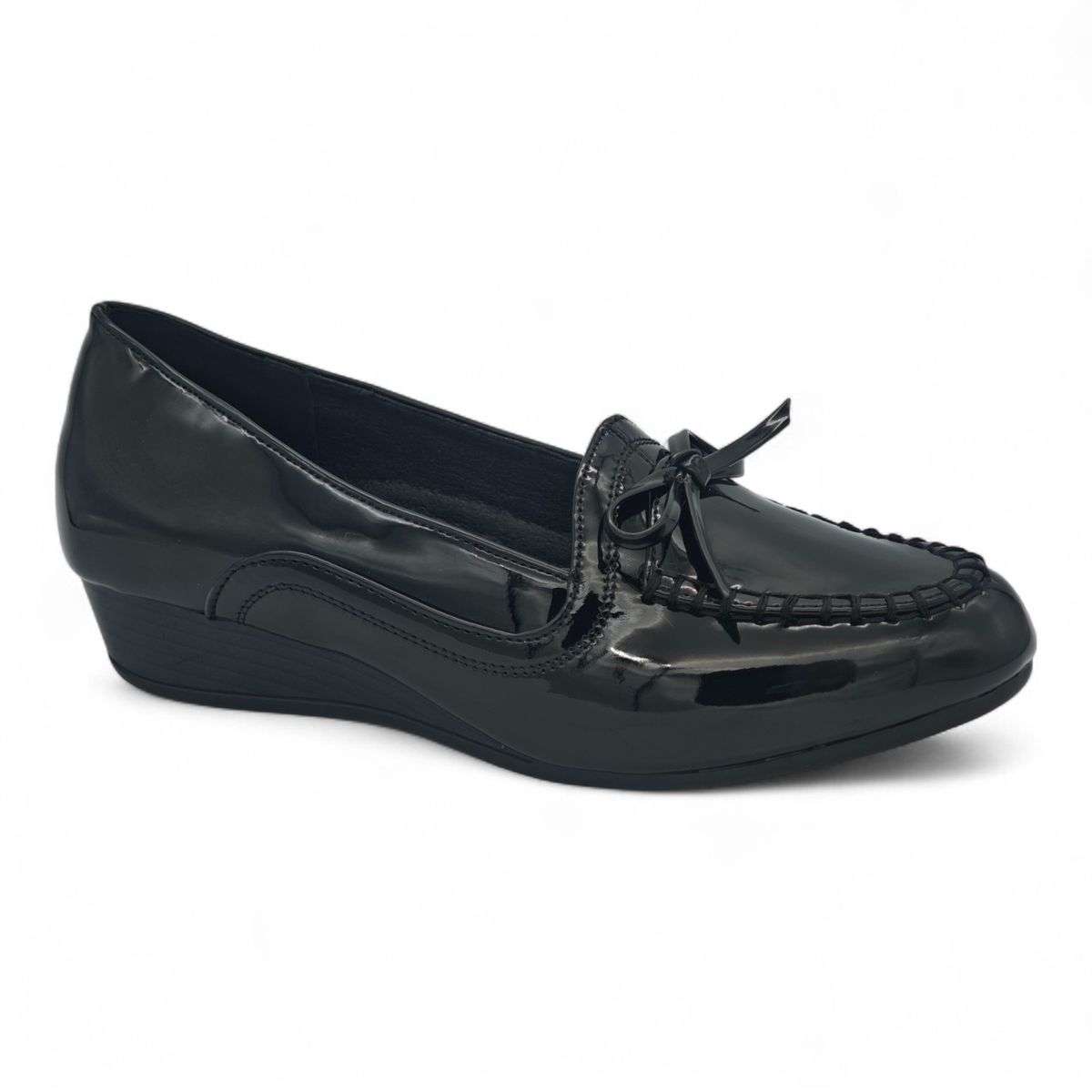 TTP Women's Patent Loafer Wedge HT250705-2