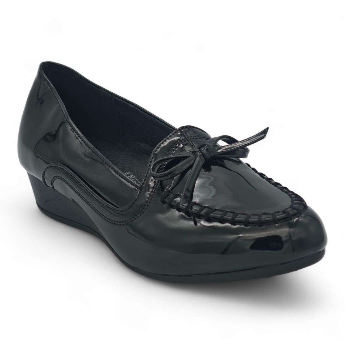 TTP Women's Patent Loafer Wedge HT250705-2