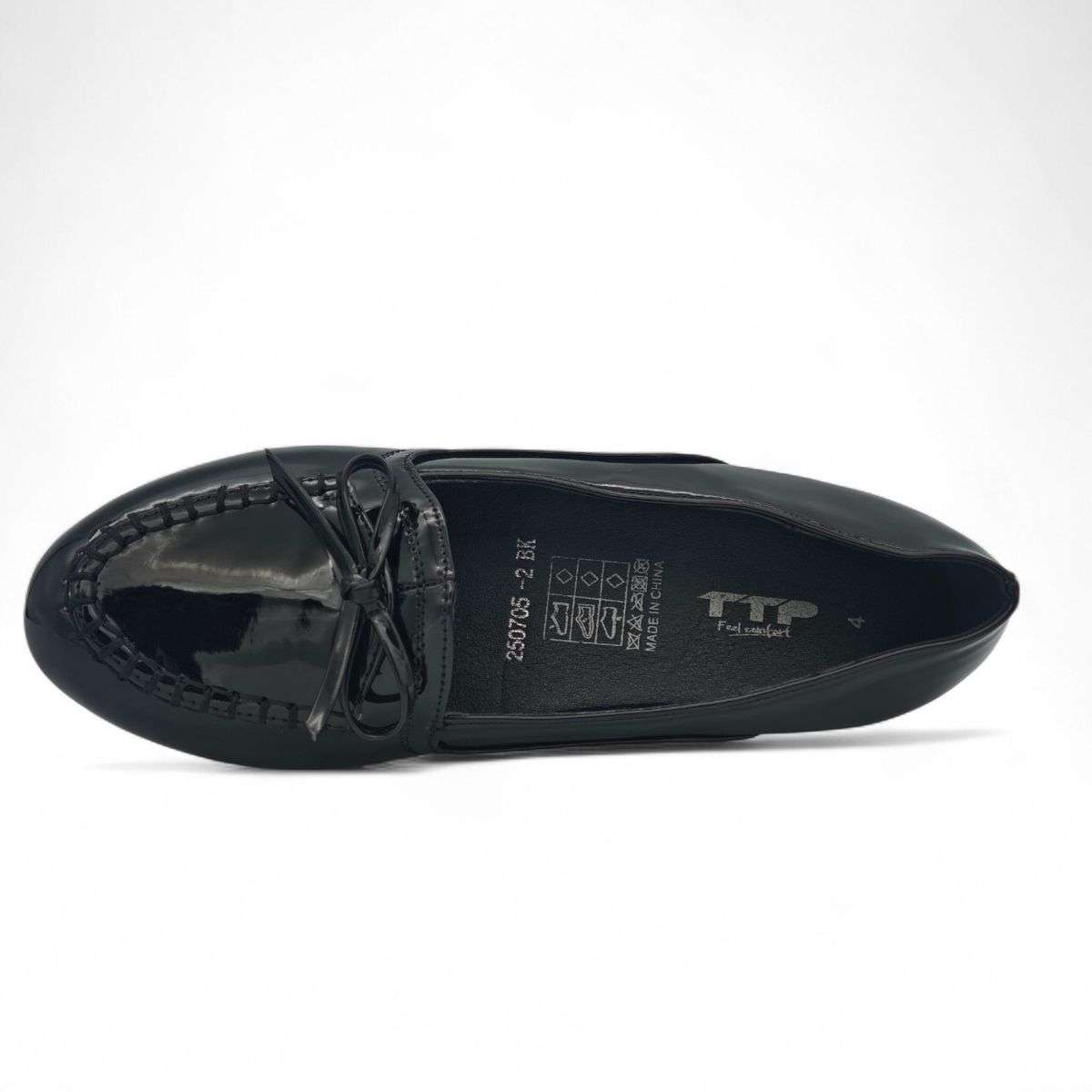 TTP Women's Patent Loafer Wedge HT250705-2