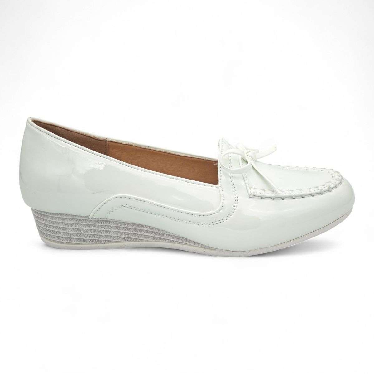 TTP Women's Patent Loafer Wedge HT250705-2
