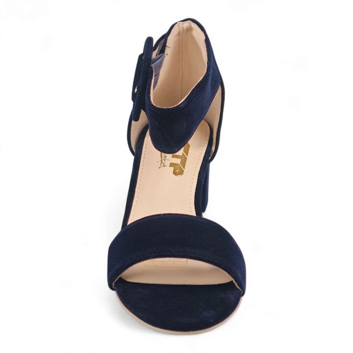 TTP Suede PU Block Heel Sandal JSF140