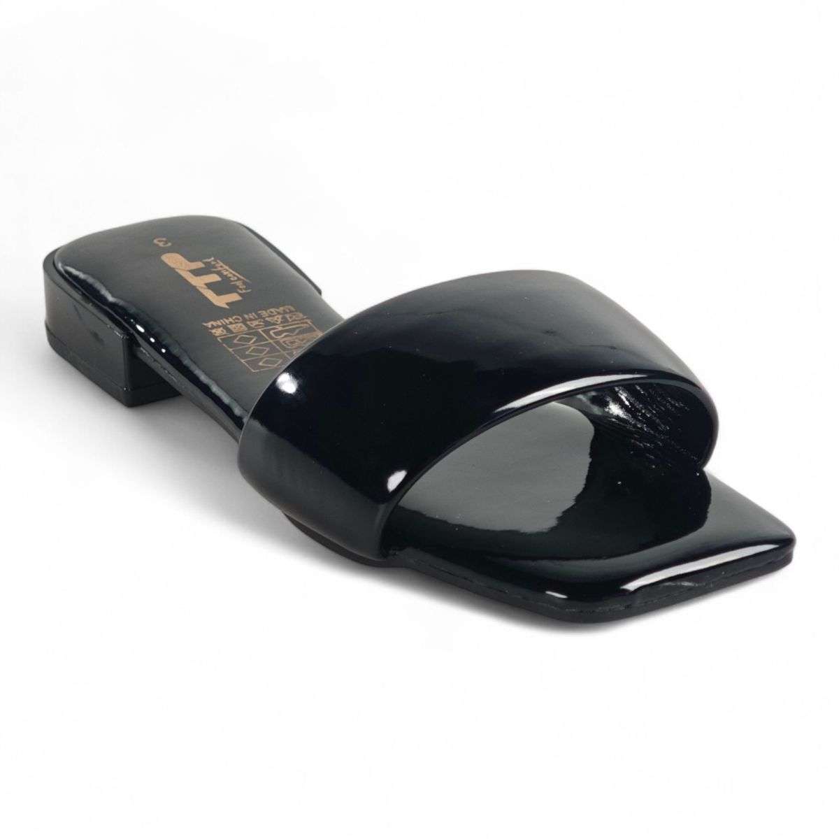 TTP The Drop Slide - Square Toe PU Slides LF-03-1
