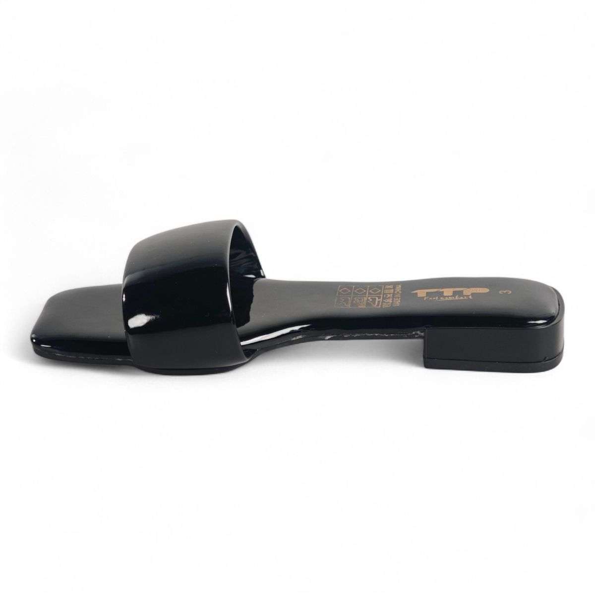 TTP The Drop Slide - Square Toe PU Slides LF-03-1
