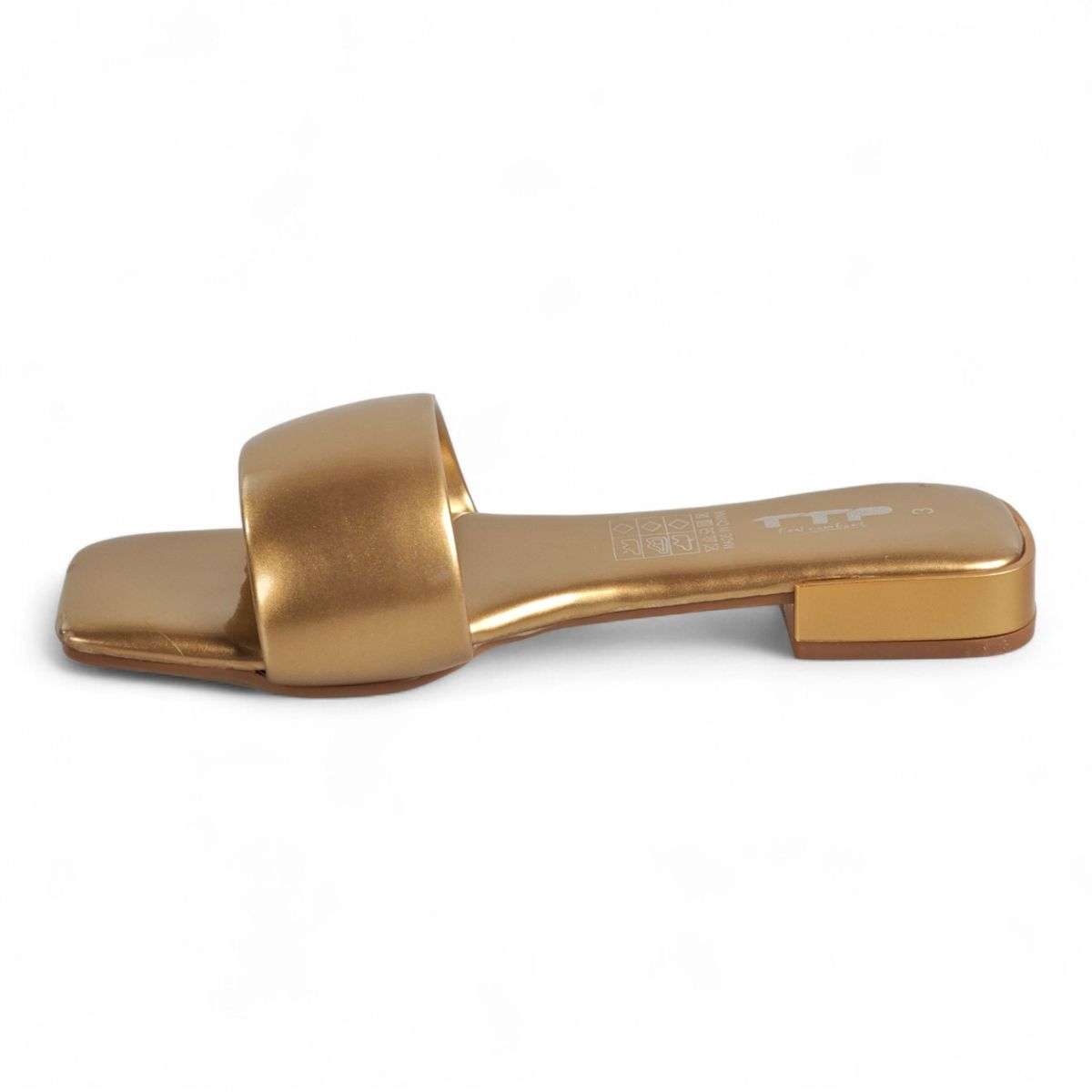 TTP The Drop Slide - Square Toe PU Slides LF-03-1
