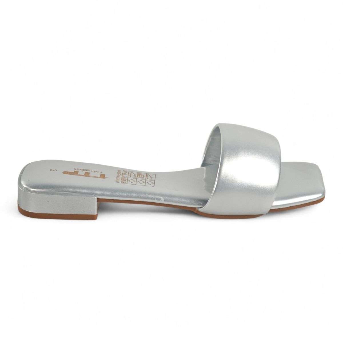 TTP The Drop Slide - Square Toe PU Slides LF-03-1
