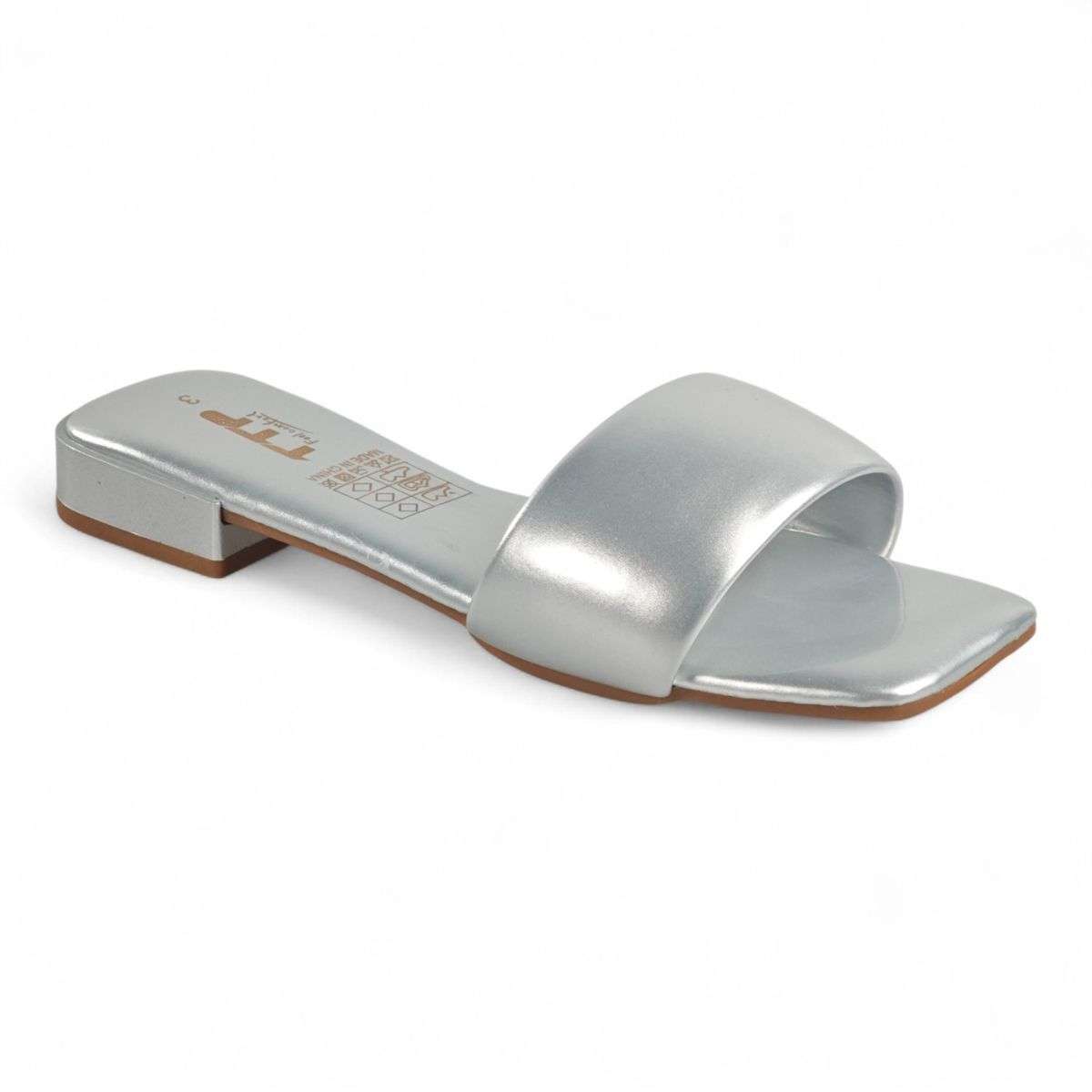 TTP The Drop Slide - Square Toe PU Slides LF-03-1