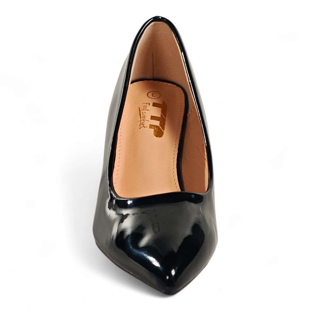 TTP Luminous Pointed Toe Block Heel JSF138