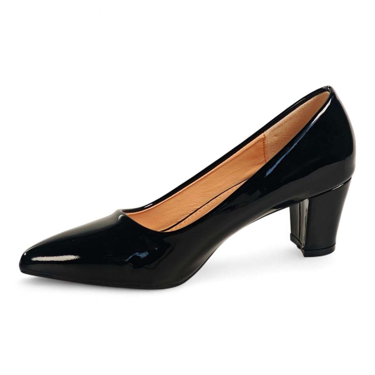 TTP Luminous Pointed Toe Block Heel JSF138