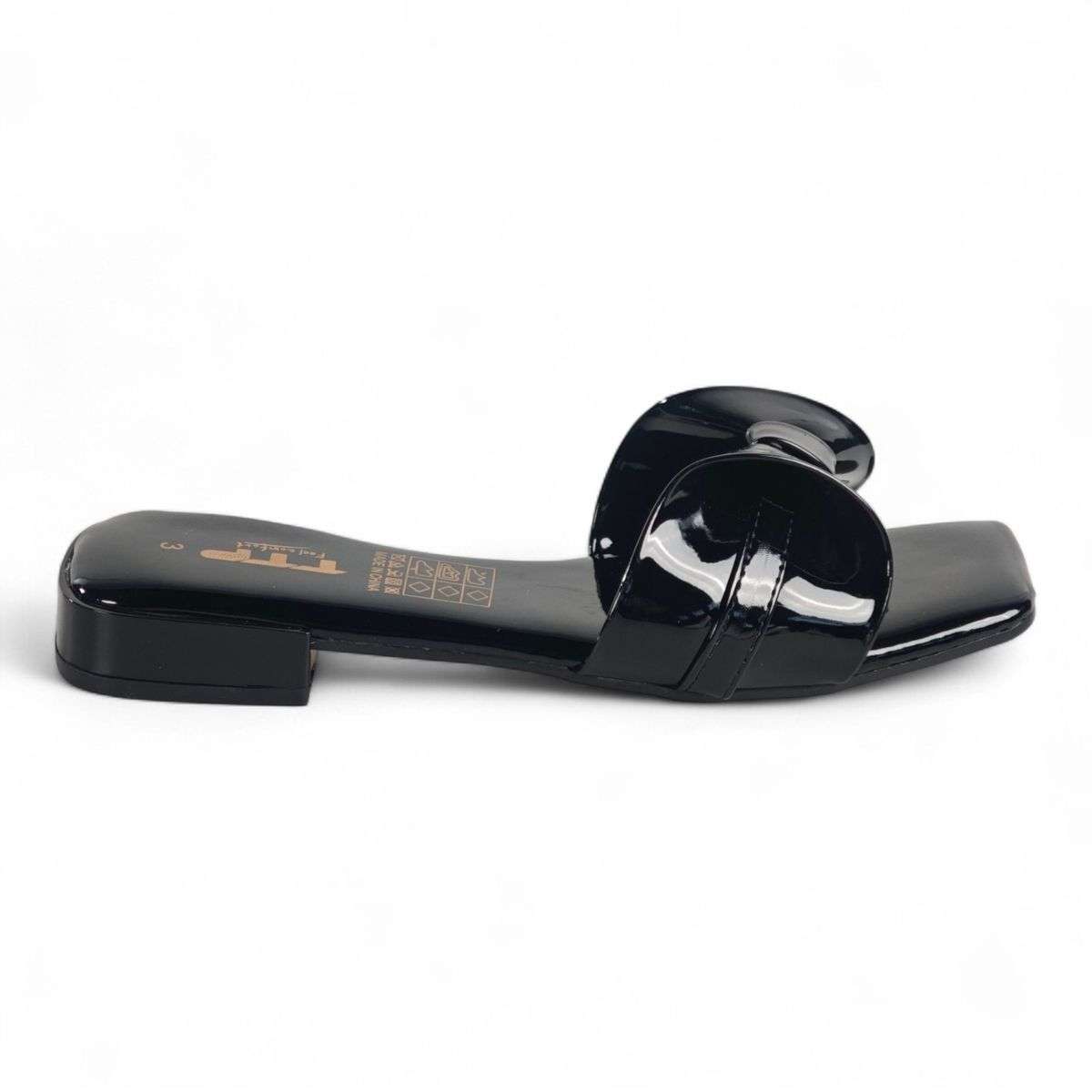 TTP Square-Toe Slide Sandals LF-02-1