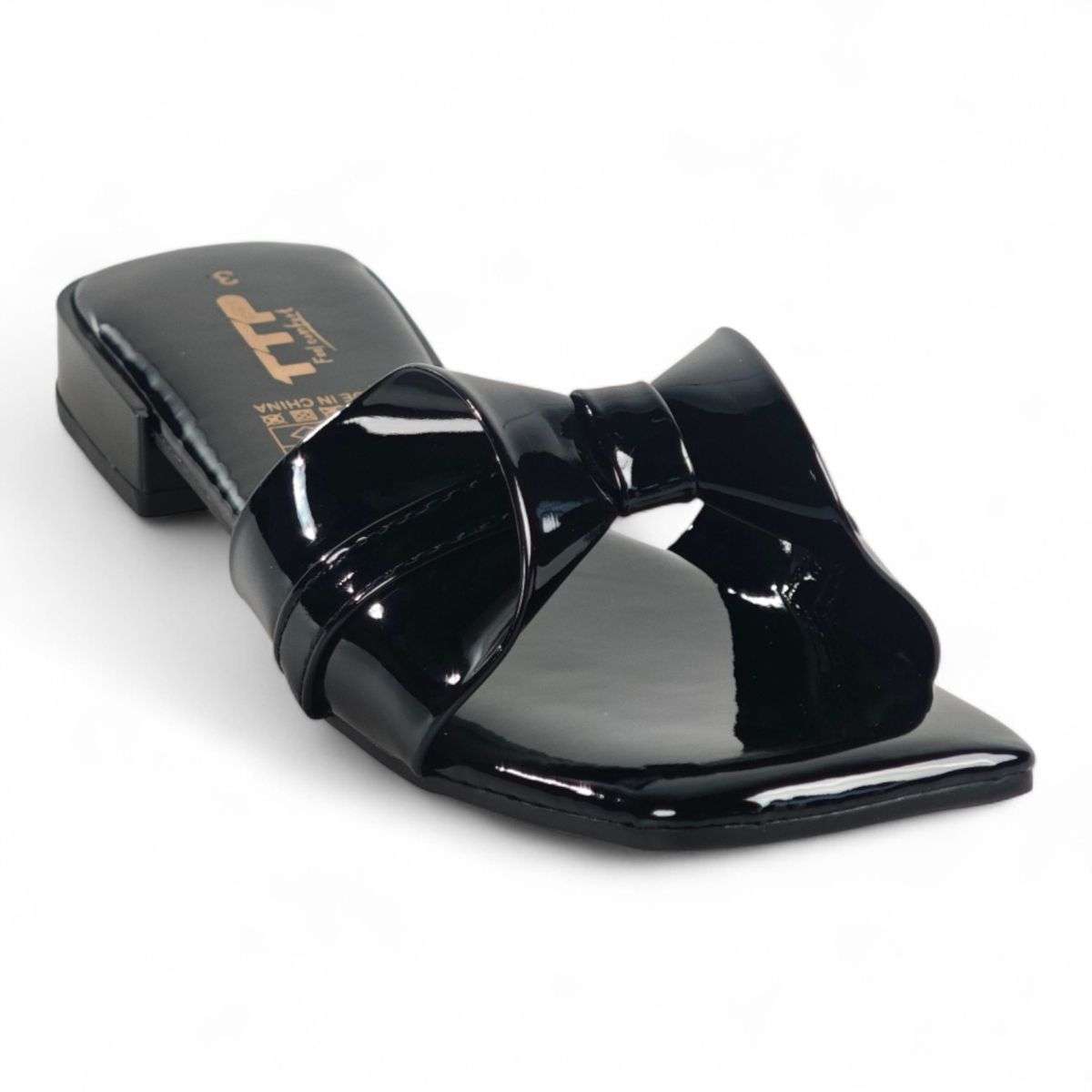 TTP Square-Toe Slide Sandals LF-02-1