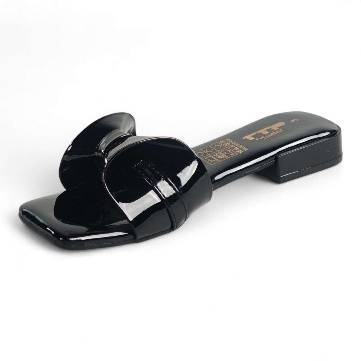 TTP Square-Toe Slide Sandals LF-02-1
