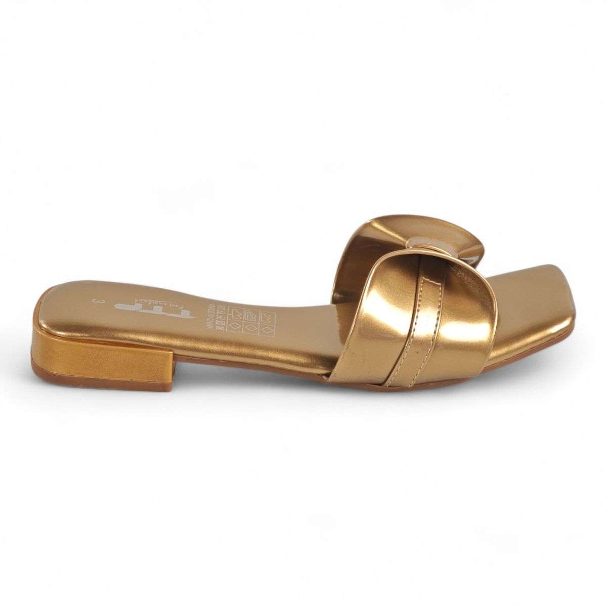 TTP Square-Toe Slide Sandals LF-02-1