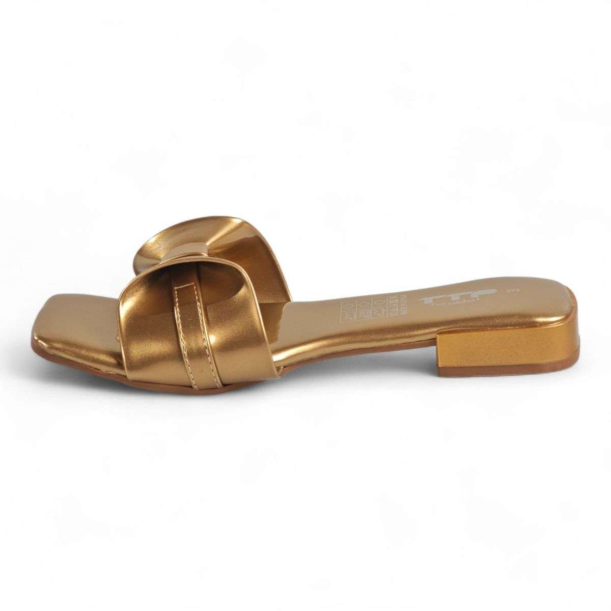 TTP Square-Toe Slide Sandals LF-02-1