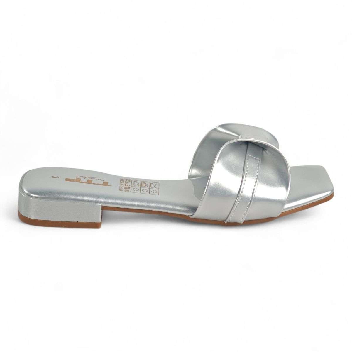 TTP Square-Toe Slide Sandals LF-02-1