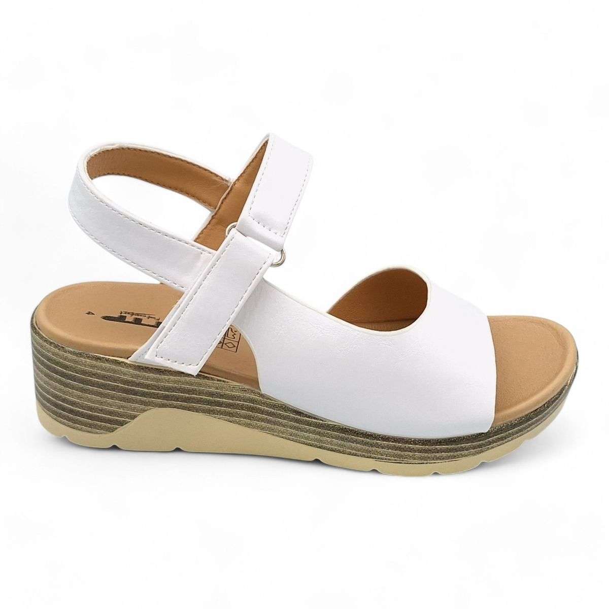 TTP Women Platform Wedge Sandal with Ankle Strap