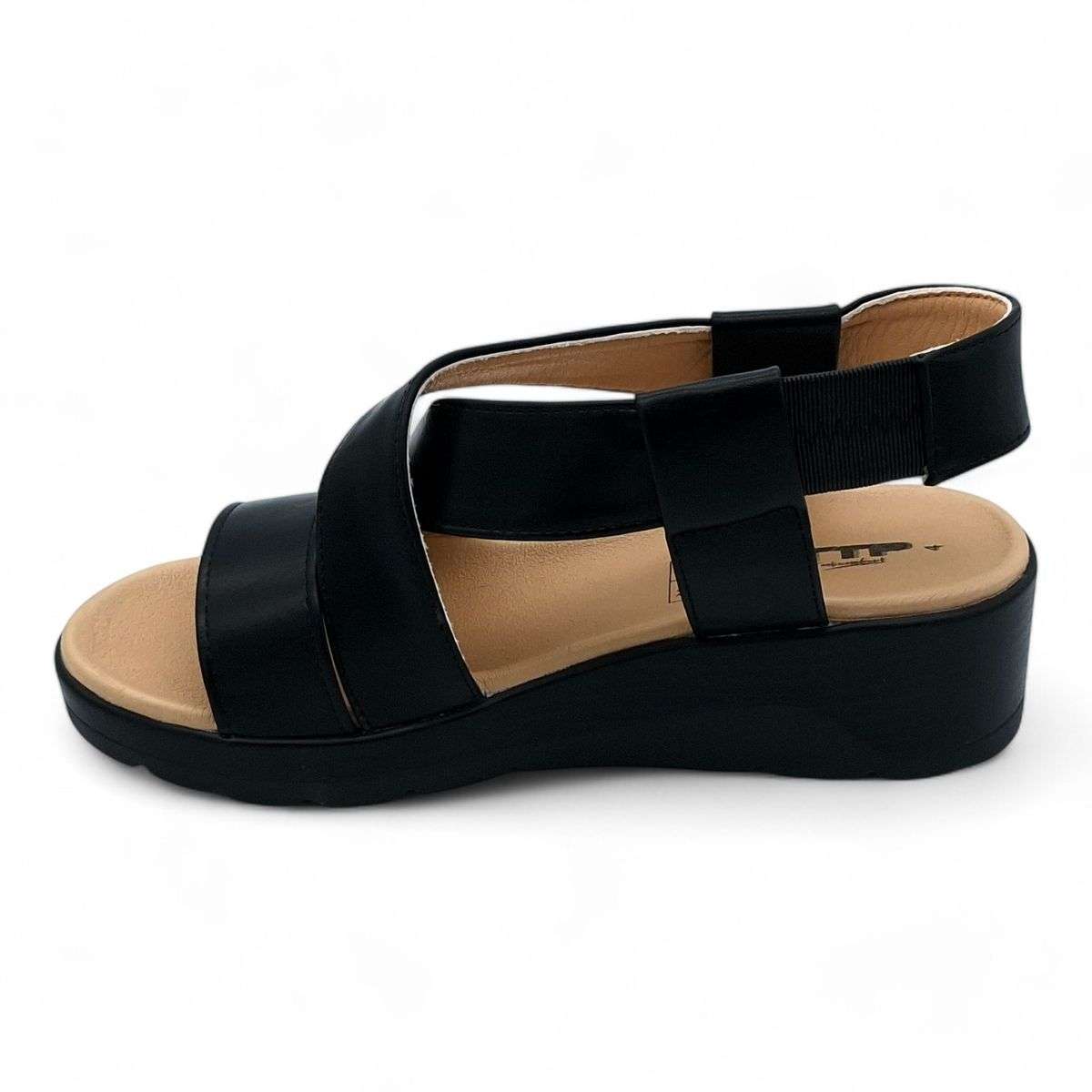 TTP Women Pull On Cross Style Slingback Platform Wedge Styles