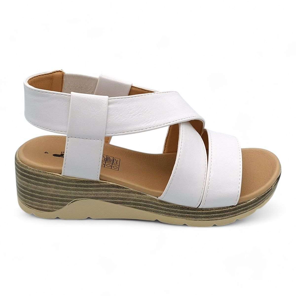 TTP Women Pull On Cross Style Slingback Platform Wedge Styles