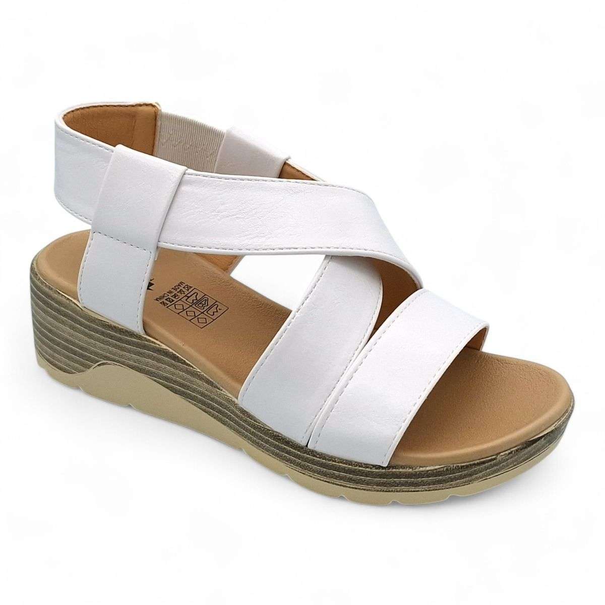 TTP Women Pull On Cross Style Slingback Platform Wedge Styles