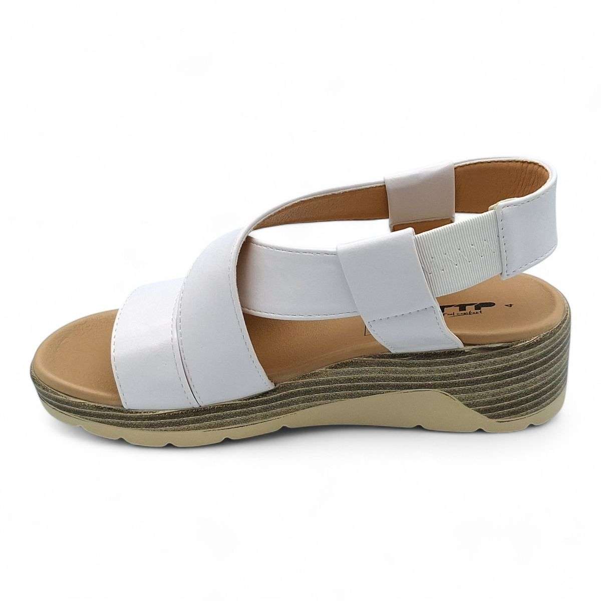 TTP Women Pull On Cross Style Slingback Platform Wedge Styles