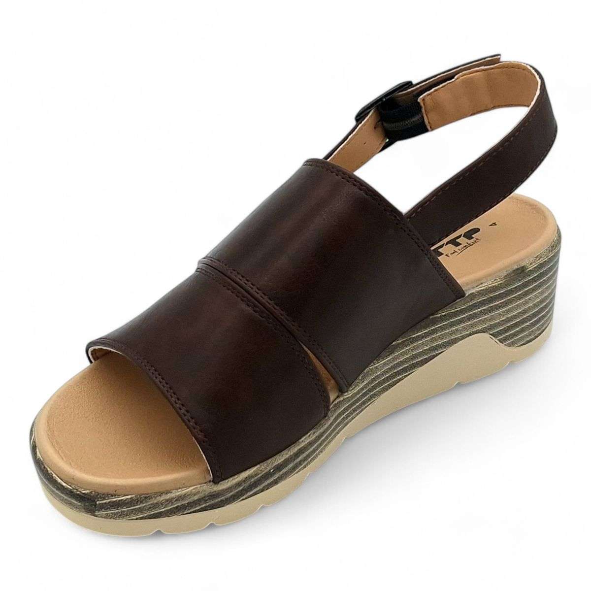 TTP Women Platform Wedge Heel Slingback Sandals