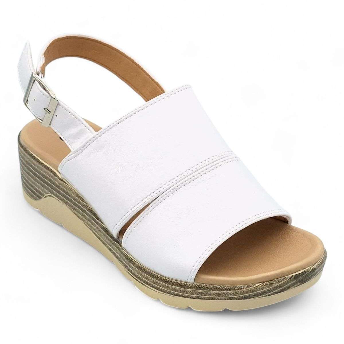 TTP Women Platform Wedge Heel Slingback Sandals